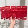 Calcetines Rojos de Nuevo Estilo para Otoño e Invierno, Calcetines Deportivos Rojos de Cintura Media para Hombres y Mujeres, Calcetines Rojos de Algodón para Bodas y Año del Zodiaco, Al Por Mayor en Stock