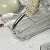 Escurridor de platos de doble capa con drenaje para cocina, almacenamiento de vajilla, escurridor de platos de doble capa en forma de S
