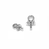 Soporte de perlas de acero inoxidable tipo paraguas adhesivo para cuentas de pegamento hebilla colgante ojo de oveja de perla accesorios para joyería hecha a mano diy