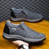 Sapatos Masculinos de Grande Tamanho Transfronteiriços Primavera Novo Cano Baixo Sapatos de Caminhada para Exterior Esportivos Casuais Slip-On Slip-Ons Atacado