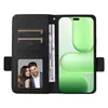 Funda Protectora de Cuero con Soporte Plegable Adecuada para Teléfono Inteligente Honor 600Lite/500