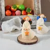 Molde de Silicona de Resina de Ángel Pequeño Estrella Corazón Pegamento DIY Elfo Pequeño Niña Adorno de Yeso Herramienta de Lijado