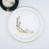 Servilletas de Papel Estampadas en Oro al por Mayor por Fabricante, 20 Hojas, Servilletas Desechables para Restaurantes Occidentales, Uso Comercial, Decoraciones para Fiestas Navideñas