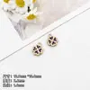 Colgante de Esmalte de Trébol de Cuatro Hojas de Colores Aleación Accesorios DIY Lindos Accesorios para Cadena de Teléfono Materiales Materiales para Ropa Dibujos Animados