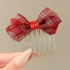 Nuevo peine anti-deslizante estilo coreano con un delicado lazo de mariposa, diseñado para mujeres, creando un peinado alto elegante, y con un elegante pasador lateral y accesorio para el cabello