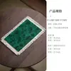 Set Creativo de Esterillas de Té de Brocado, Posavasos con Cuentas, Esterillas para Tetera, Soportes para Tazas de Té, Esterillas de Té de Tela Aislantes del Calor, Accesorios de Mesa de Té para Ceremonia del Té