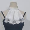 Cuello de Encaje, Cuello Falso Lolita Estilo Palacio, Cuello Babero, Accesorio Decorativo para Vestido Floral, Cuello de Encaje para Mujer, Cuello Alto