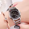 Reloj de Mujer GEDI Oro Rosa con Diamantes, Esfera Sencilla, Correa de Acero, Moda Resistente al Agua, Cuarzo, Modelo Nuevo, Directo de Fábrica