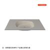 Lavabo Integrado de Cristal Templado con Bordes Delgados, Lavabo Minimalista Moderno, Lavabo Integrado para Exteriores