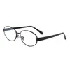 Gafas ovaladas de seda dorada japonesa para mujer, cara pequeña, ambiente de alta inteligencia, luz anti-azul, sin maquillaje, moda, miopía, estilo ins
