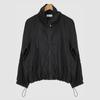 2026 Nuevo Top Coreano de Primavera y Verano con Cordón y Cuello Alto, Chaqueta Ligera Transpirable con Protección Solar Elegante Casual Clásica Versátil