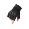 Guantes Tácticos para Hombres y Mujeres, Resistentes al Desgaste, Antideslizantes, de Cáscara Dura para Exteriores, Medio Dedo, Protectores, Deportivos, para Entrenamiento, Fans Militares de Exterior, Guantes para Ciclismo