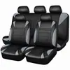 Funda Universal para Asiento de Coche de Comercio Electrónico Transfronterizo Juego de 9 Piezas Estilo Cintura Funda de Asiento de PU wish AliExpress ebay Cobertura Total