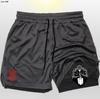 Pantalones Cortos de Doble Capa Explosivos para Hombre con Estampado 2D de Anime AliExpress, Pantalones de Entrenamiento Sueltos, Pantalones Deportivos