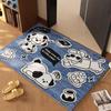 Alfombra de baño absorbente de barro de diatomeas, tapete de piso para inodoro, alfombra para inodoro, absorbente de agua, secado rápido, nuevo tapete para pies para el hogar