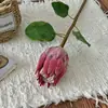 Flor de Imperador Artificial com Botões, Flor Decorativa para Cenário de Casamento, Paisagismo de Hotel, Flor Artificial para Sala de Estar e Arranjos de Mesa