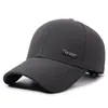 Gorra de Béisbol Negra de Moda para Hombre Estilo Coreano Versátil Gorra de Béisbol para Hombre de Mediana Edad Casual para Exterior Viajes Sombrero para el Sol
