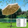 Guarda-sol retrô de palha para áreas externas, pátio e praia, grande guarda-sol simulado de palha para pousadas e áreas cênicas