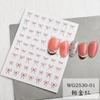 Pegatinas para Uñas de Moda en Redes Sociales, Pegatinas para Uñas de Moño 2026 Nuevos Modelos en Negro, Blanco, Dorado, Plateado, Moño de Cinta Roja