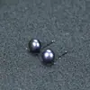 Brincos de Pérola de Água Doce Naturais Joias Agulha de Prata S925 Piercing na Orelha Simples Leve Luxo Estilo Nicho Brincos Versáteis