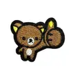 Patch de Bordado Cartoon Autoadesivo Animal Urso Patch para Roupa para Costura Manual Fácil Patch Mágico DIY