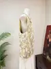 Colete Estilo Pintura a Óleo da Moda Zhi Li 2026 Primavera Novo Elegante Estilo Chinês Sem Mangas com Fechamento por Botão
