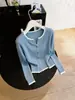 Cárdigan de Punto Bloque de Color Estilo Coreano Primavera/Otoño 2026 Ropa Exterior para Mujer Tacto de Alta Gama Petite Versátil Estilo Corto Top con Temperamento