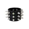 Moda Europea y Americana Estilo Punk Pulsera de Remaches Pareja Pulsera de Muñeca para Hombre Street Hip-Hop Cuero Pulsera para Mujer Transfronterizo 03