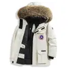 Versión Alta 08 Expedition Chaqueta Grande de Plumón para Pareja Hombres Invierno Terciopelo de Bloqueo Cinturón Cortavientos Ropa de Lucio Canadiense
