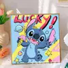Pintura de Diamantes para Niños Kuromi Hecho a Mano DIY Pintura de Pegatinas de Diamantes Sanrio Pintura de Diamantes con Diamantes Completos 5D Tamaño Pequeño