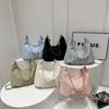 Bolso de hombro textil de gran capacidad para mujer, bolso de hombro textil de moda, bolso de mano para ir al trabajo, bolso de mano para todo tipo de ocasiones, verano 2024