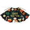 Capas Estampadas de Año Nuevo Felices Hechas a Medida de Fábrica Europeas y Americanas para Niños Pequeños y Jóvenes para Fiestas