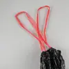 Bolsas de Basura Grandes con Cordón de Tienda de 5 Yuanes, Rollos Grandes de Bolsas de Plástico Negras de Boca Plana Engrosadas Extra Grandes