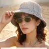 Gafas de Sol Estilo Retro Old Money para Mujer, Nuevas Gafas de Montura Ovalada de Moda con un Toque de Lujo, Gafas de Sol Polarizadas con Protección UV para Hombre