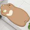 Tapete de Porta de Banheiro de Lama de Diatomáceas Tapete de Chão Antiderrapante Tapete Absorvente para os Pés de Banheiro Doméstico Tapete Macio de Secagem Rápida Personalização