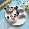 Tecido de Desenho Animado Recheado com Algodão Urso Cachorro Pingente de Bolsa DIY Broche Acessórios de Roupa Acessórios Atacado