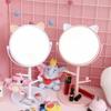 Espejo de Maquillaje Tocador Hogar Escritorio Portátil Dormitorio de Estudiantes Escritorio Popular Estilo Ins Espejo de Belleza Espejo de Princesa