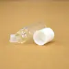 Botella de Tubo Redondo con Rosca Transparente de 5ml para Muestras Empaque Cosmético Botella de Vidrio Belleza Médica Botella de Ampolla Pequeña para Esencia