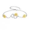 Pulseira Girassol Transfronteiriça Nova da Amazon Estilo de Moda de Viagem da Deusa Personalidade Elegante Joias de Girassol