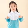 Gola Falsa Infantil Gola de Camisa Branca Menino Menina Bebê Suéter Suéter Gola Falsa Gola Decorativa Versátil Base Gola Falsa