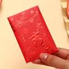 Mini Bolsas Rojas para la Suerte y la Fortuna, Paquetes Rojos Pequeños para Monedas con Palabras Felices para Regalo de Bloqueo de Puerta de Boda Bolsas de Dinero 2027