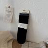 Calcetines Songmu Mezcla de Seda de Morera y Lana Bloques de Color Cálidos Ligeros Calcetas Holgadas Venta al por Mayor Calcetas para Mujer Otoño e Invierno