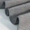 Paño de limpieza multifuncional personalizable para mantenimiento de automóviles con textura de rejilla de piña, paño para encerado y limpieza de vidrios con recubrimiento de cristal