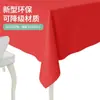 Mantel Desechable Comercial Rectangular Redondo Mantel de Mesa Mantel de Comedor Impermeable a Prueba de Aceite para Niños Película Plástica Tela de Plástico