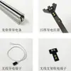 Accesorios de Ferretería para Armario de Pared Minimalista Estilo Abierto de Lujo Ligero Sistema de Brazo Conductor Inalámbrico Armario Metálico para Colgar
