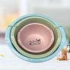 Lavabo Personalizado Creativo de Color Sólido Engrosado y Elegante con Doble Asa Venta al por Mayor Artículos Esenciales Diarios para el Hogar Plástico Duradero para Uso Doméstico