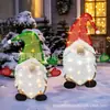 Gnomos de Natal Iluminados para Decoração de Natal Transfronteiriça Novos Ornamentos de Anões de Natal