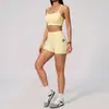 Conjunto Deportivo de Yoga de Lunares Nuevo Personalizado Tirantes Finos Camisola Falso Dos Piezas Deporte Secado Rápido Correr Fitness