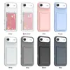 Transfronterizo Nuevo Producto Iphone17Air Holder de Tarjeta Mate 16 Funda para Teléfono Móvil 15Pro Anti-Arañazos 14 Cubierta Protectora para Teléfono Móvil