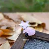 Enfeites de Novo Estilo, Enfeites Criativos para Casa, Enfeites de Raposa de Desenho Animado, Enfeites de Artesanato em Vidro, Decorações para Mesa de Escritório